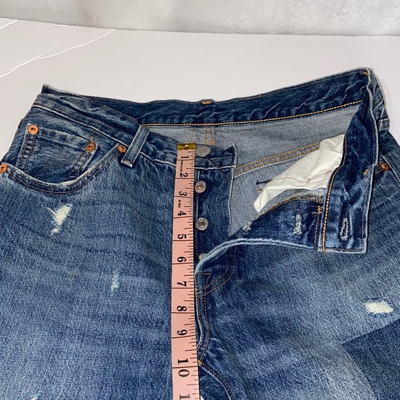 Levi’s | 501 Ragged Lands Cropped sz 27 - Picture 11 of 16